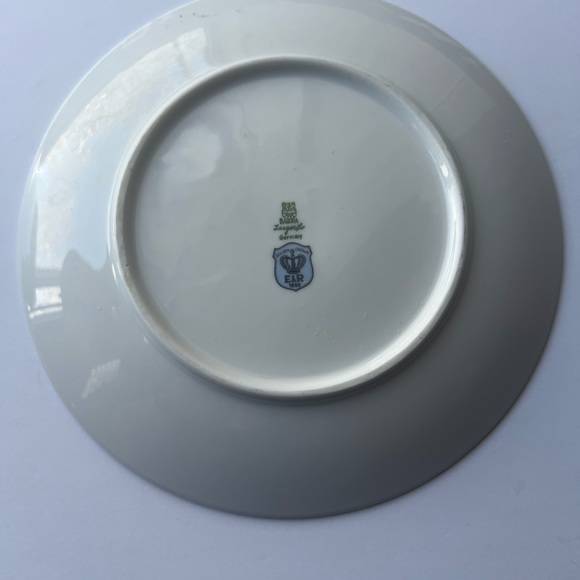 Bavaria Germany Golden Crown Lot of 2 E&R 1886 Harvest Fruit Orchard Plates - Picture 10 of 10